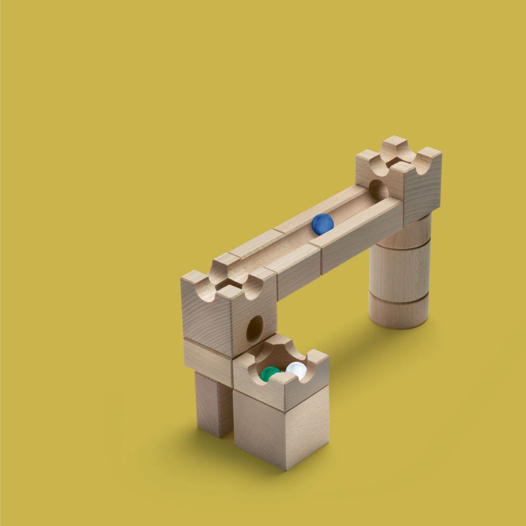 CUBORO Magnet Kugelbahn Beispiel