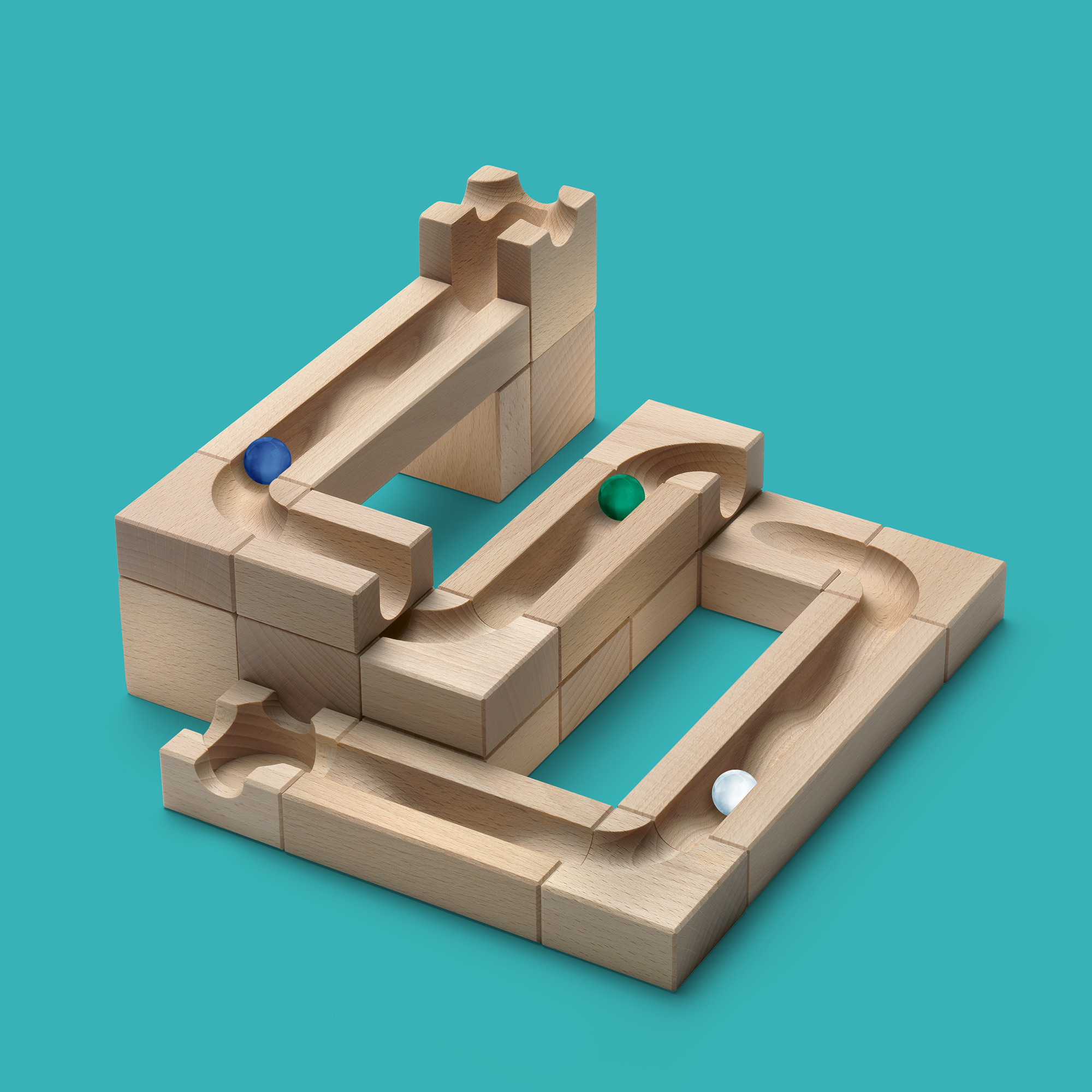 CUBORO WAVE Kugelbahn Beispiel